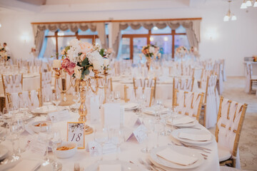 wedding table setting