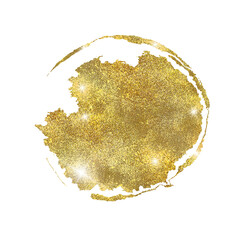 Brush Strokes. Glitter Texture Splatter. Grunge Text Box