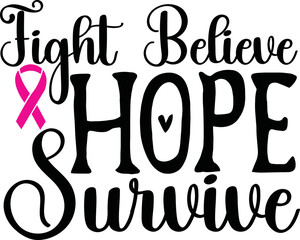 Breast cancer svg bundle