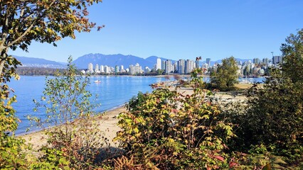 lake and mountains