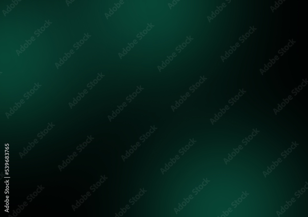Wall mural black and dark green smooth gradient abstract background image,dark tone.science or technology displ