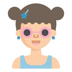 girl in summer clothings