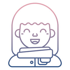 girl in winter clothes