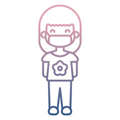 girl wearing face mask