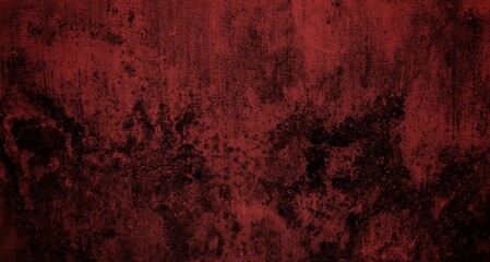 horror red textured old wall background, mossy wall surface and unique texture, red old wall background with dark side