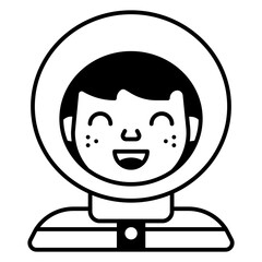 boy in winter clothes