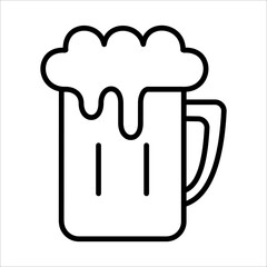 Beer Icon Logo Design Vector Template Illustration Sign And Symbol