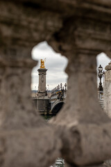 Alexandre III bridge in Paris, France