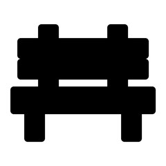 Bench Flat Vector Icon