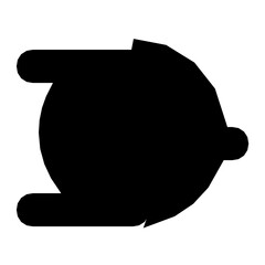 Foggy Night Flat Vector Icon