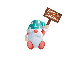 Gnome Christmas PNG for POD