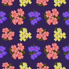 Obraz premium seamless floral pattern
