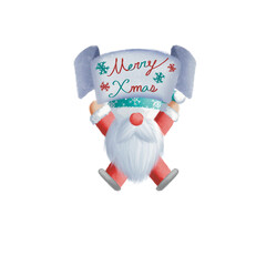 Gnome Christmas PNG for POD