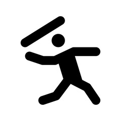 Javelin Thrower Vector Icon