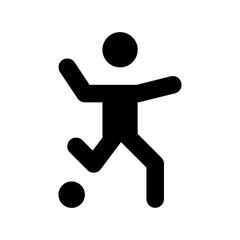 Football Player Vector Icon