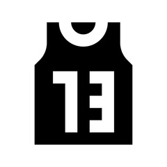 Naklejka premium Sports Vest Vector Icon