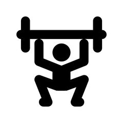Weightlifting Vector Icon