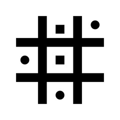 Tic Tac Toe Vector Icon