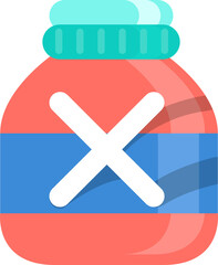 Obraz premium Glue Vector of Stattionary Flat Design