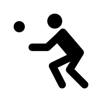 Cricket Catch Vector Icon