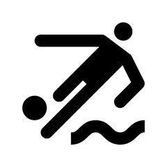 Football Player Vector Icon