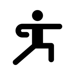 Kickboxing Vector Icon