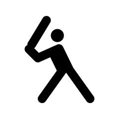 Batsman Vector Icon