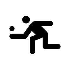 Tennis Player Vector Icon