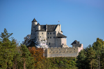 Obraz premium Bobolice Castle on the Eagles' Nests Trail