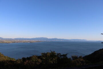 琵琶湖の景色