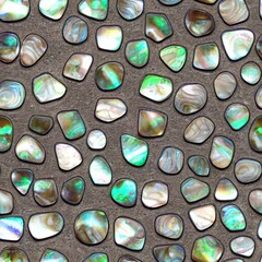 Obraz na płótnie Canvas seamless background texture pattern of pebbles