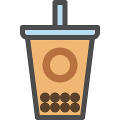 bubble milk tea icon