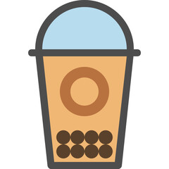 bubble milk tea icon