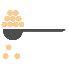 bubble milk tea spoon icon