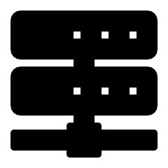 Obraz premium Server Flat Vector Icon