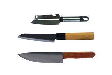 knife on a white background,with clipping path