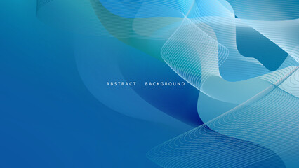 Abstract colorful blue background