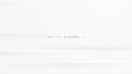 Abstract light gray and white line curve smooth modern wave texture with space background vector illustration