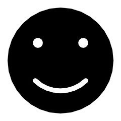 Smiley Flat Vector Icon