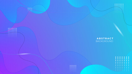 Abstract colorful minimal blue background with technology and wave curve concept