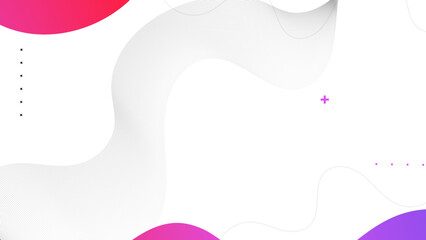 Abstract colorful white and red purple wave curve minimal background