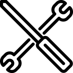 wrench screwdriver icon