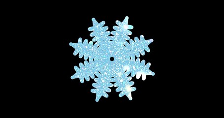 christmas snowflake for a holiday card