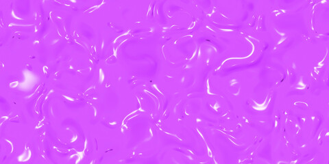 abstract texture of glass surface of Electric Purple. Glossy surface of water. Texture of liquid molten gold. Horizontal image. Banner for insertion into site. 3D image. 3D rendering.