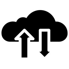 cloud transfer icon