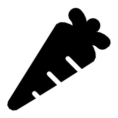 Carrot Flat Vector Icon