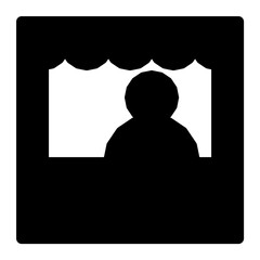 Kiosk Flat Vector Icon