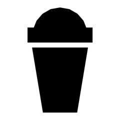Take Away Drink Flat Vector Icon