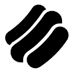 Hot Dog Flat Vector Icon