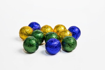 Round and Wrapped Chocolate Candies Collection